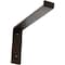 Ekena Millwork Steel Truss Shelf Bracket, Antiqued Bronze 2"W x 12"D x 7 3/4"H BKTM02X12X07TSABZ - alternate 1
